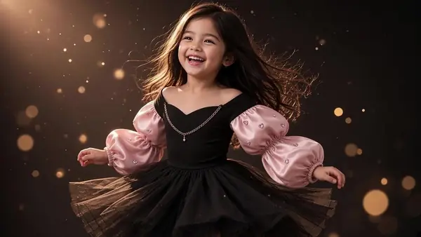Saten Kollu Top · Kız Çocuk