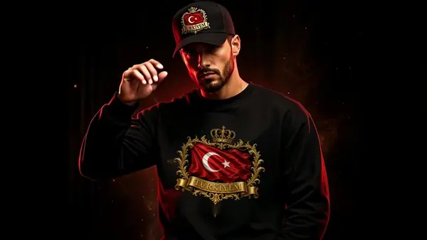 Taçlı Bayrak Arması · Erkek